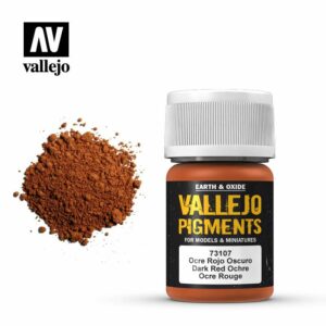 Vallejo: Pigments – Ocre Rojo Oscuro 73107