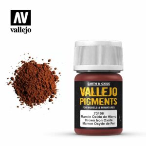 Vallejo: Pigments: Marron Oxido Hierro 73108