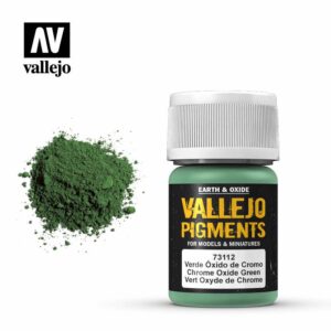 Vallejo Pigments: Verde Oxido De Cromo 73112