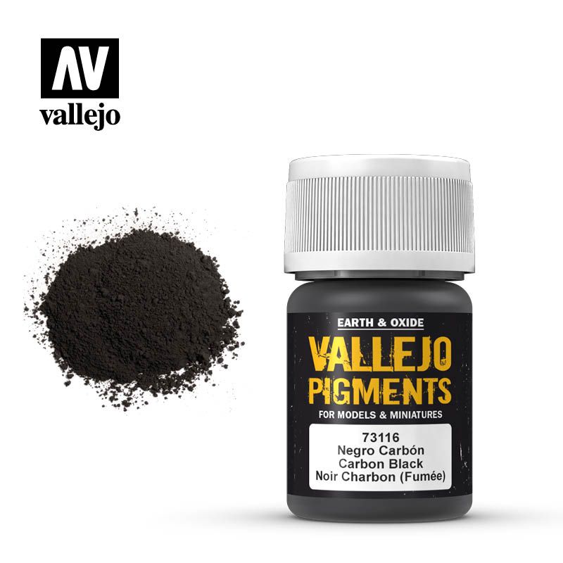 Vallejo: Pigments - Negro Carbon (humo) 73116