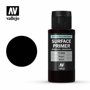 Vallejo: Imprimacion Acrilica Poliuretano – Negro 60ml 73602