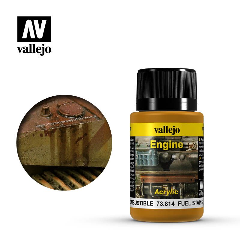 Vallejo Weathering Effects: Manchas de Combustible 73814