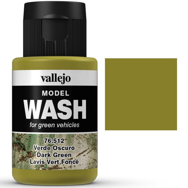 Vallejo: Model Wash Verde Oscuro 35ml (76512)
