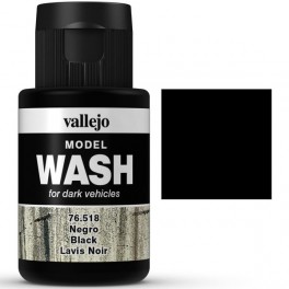 Vallejo: Model Wash Negro 35ml (76518)