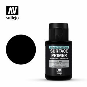 Vallejo: Metal Color – Negro Brillante 77660