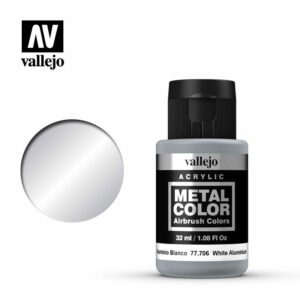 Metal Color Vallejo: Aluminio Blanco 77706
