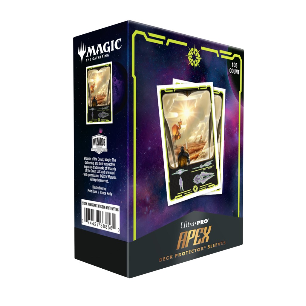 Ultra Pro: Edge of Eternities - 105ct Apex Deck Protector sleeves - Adagia, Windswept Bastion