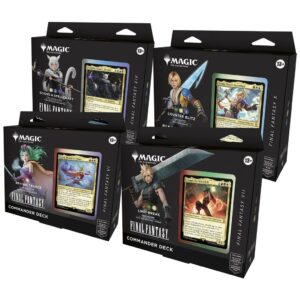 MTG: Final Fantasy – Commander Deck Display (ES) (4x Modelos)