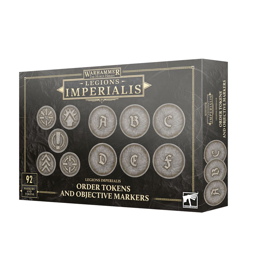 Legions Imperialis: Fichas de Orden y Marcadores de Objetivo (03-85)
