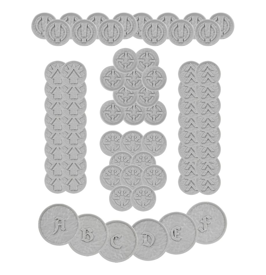 Legions Imperialis: Fichas de Orden y Marcadores de Objetivo (03-85) - Imagen 2