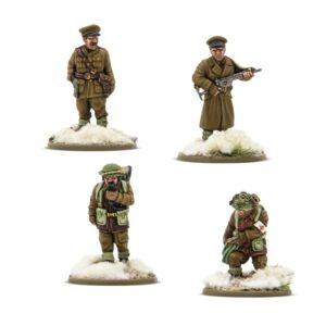 Bolt Action: British & Canadian infantry (winter) HQ (403201005)
