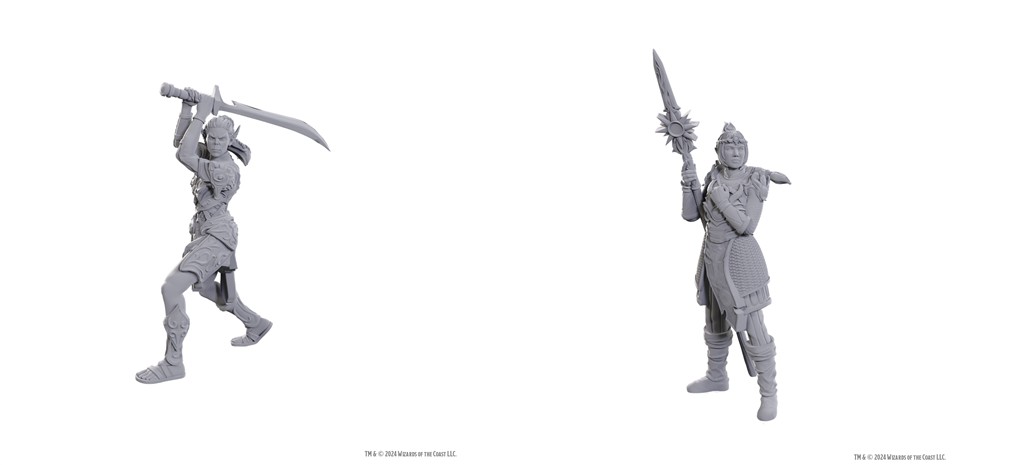 Dungeons & Dragons Nolzur's Marvelous Miniatures: Special Edition Baldur's Gate 3 - Lae'zel & Shadowheart
