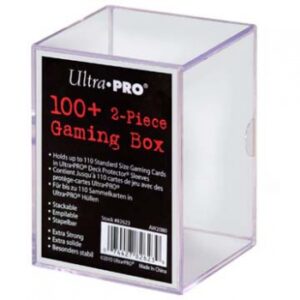 UP – 2-Piece Storage Box – for 100+ Cards – Clear
