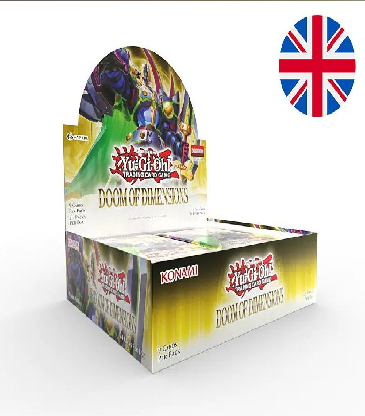 Yugioh! Doom of Dimensions. Caja de Sobres (24) Inglés