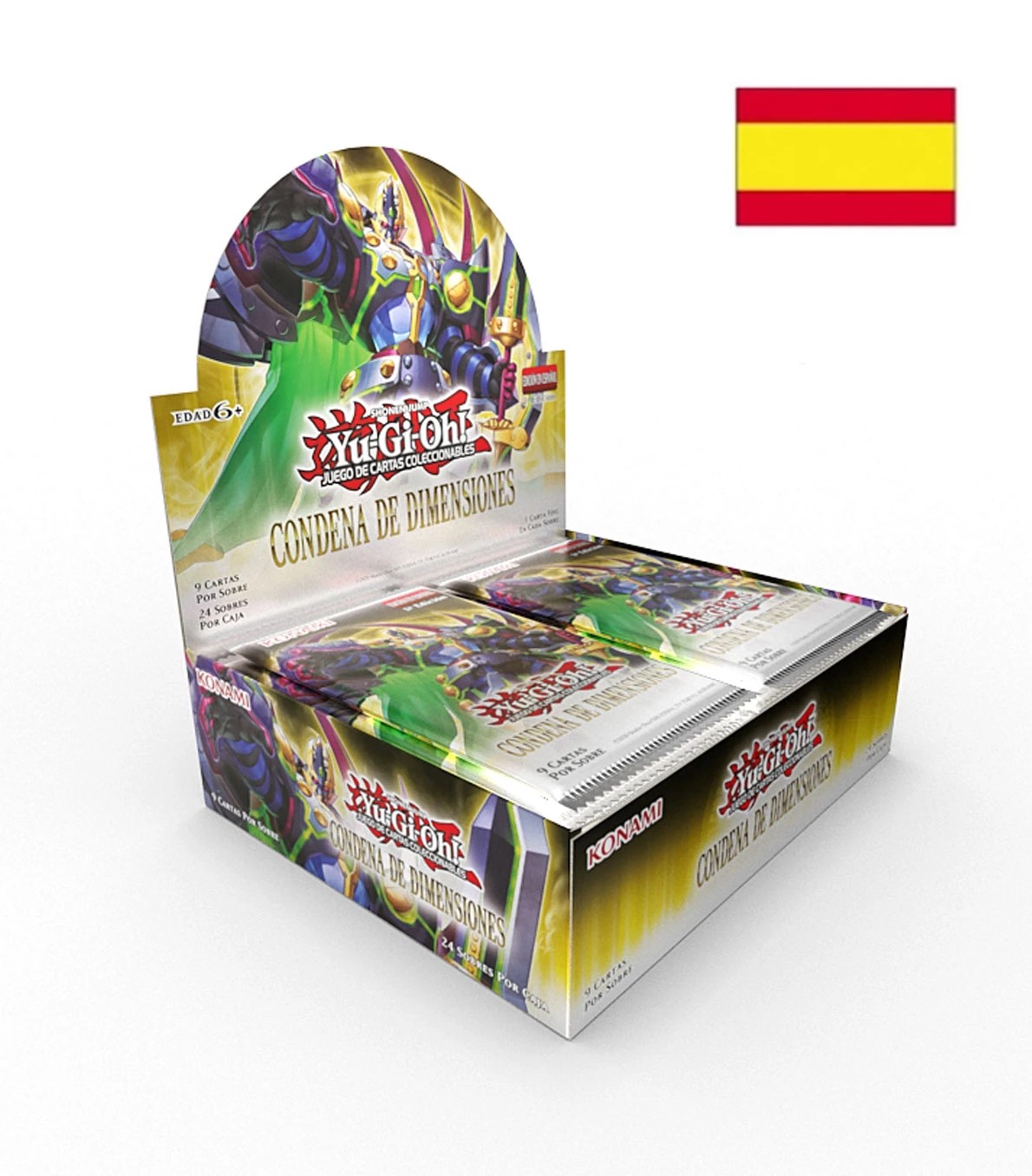 Yugioh! Doom of Dimensions. Caja de Sobres (24) Español