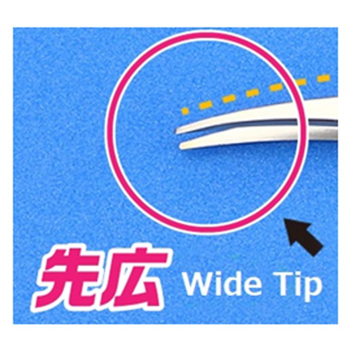 GodHand Powerful Tweezers Wide Tip Made In Japan # GH-PS-SH - Imagen 3