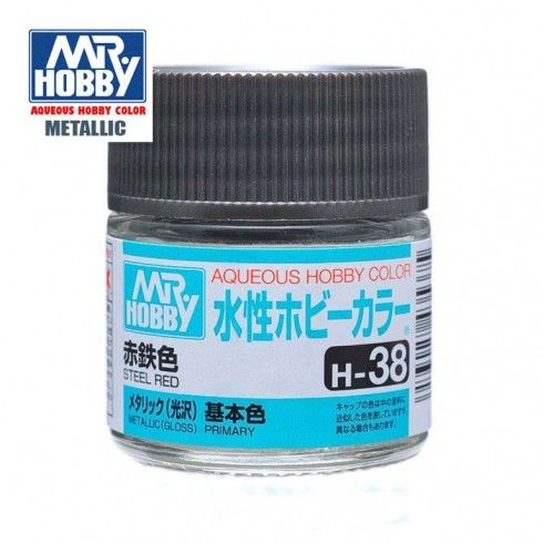H-38 Acero Rojo Metalizado Gunze Hobby Color
