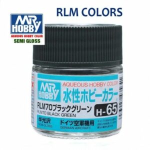 H-65 RLM70 Verde Negro Satinado Gunze Hobby Color