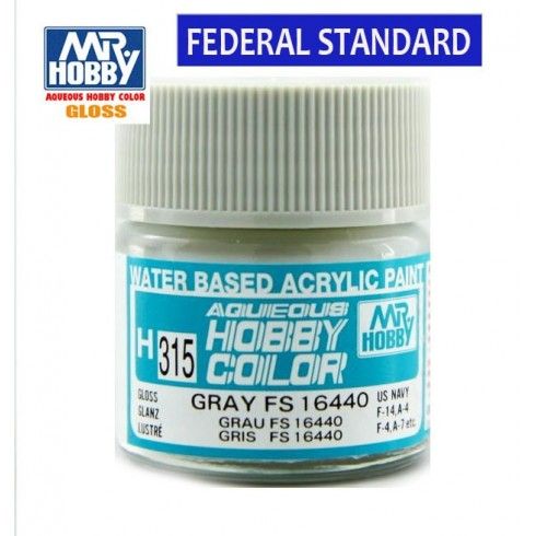 H-315 Gris FS16440 Brillante Acrílica Gunze Hobby