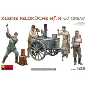 MiniArt: Figuras Kleine Feldkuche Hf.14 w/Crew. Escala 1/35