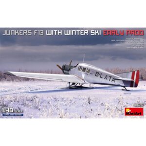 MiniArt: Miniart Avión Junkers F13 with Winter Ski. Early Prod. Escala 1/48