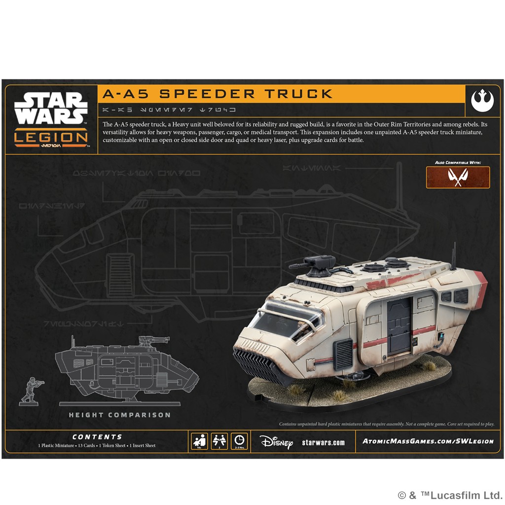 Star Wars Legión: A-A5 Speeder Truck - Imagen 2