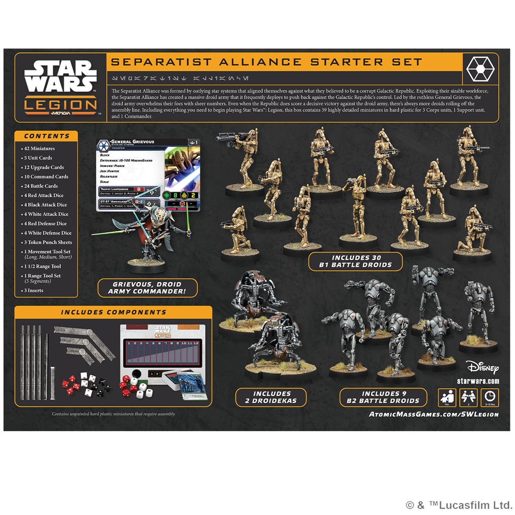 Star Wars Legión: Separatist Alliance Starter Set - Imagen 2
