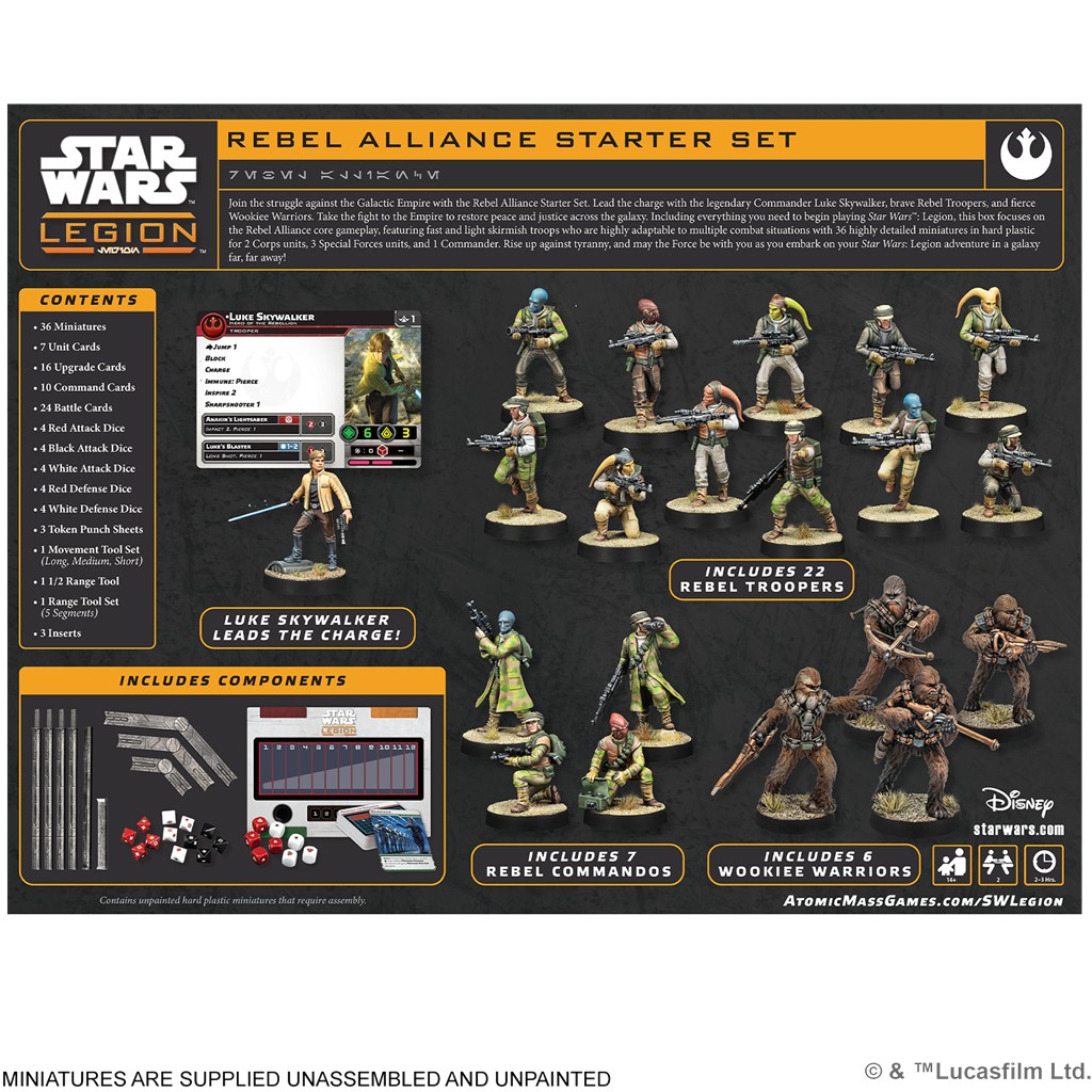 Star Wars Legión: Rebel Alliance Starter Set - Imagen 2