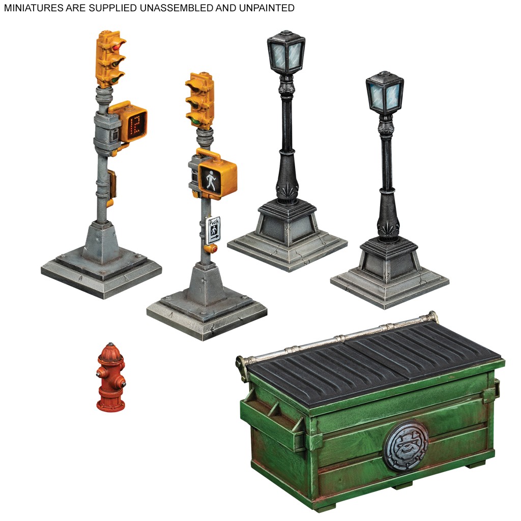 Marvel Crisis Protocol: NYC City Block Terrain Collection - Imagen 3