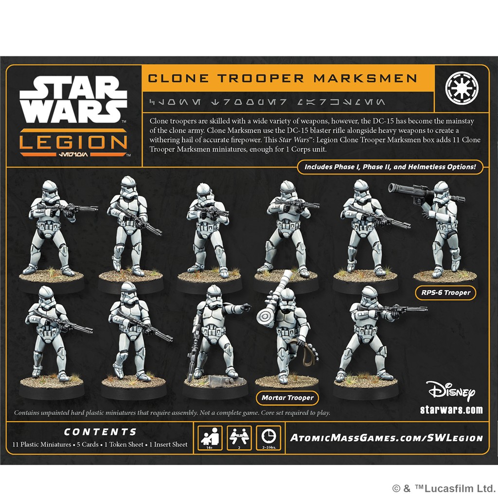 Star Wars Legión: Clone Trooper Marksmen Unit - Imagen 2