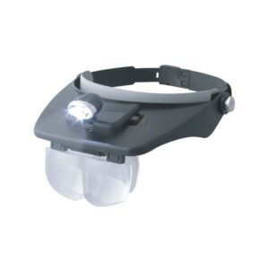 Dismoer: Lupa de cabeza con Led y varios aumentos