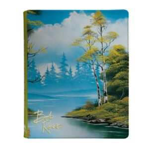 Ultra Pro: 9-Pocket Zippered PRO-Binder – Bob Ross Lakeside Path