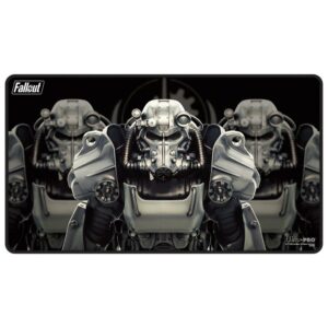 Ultra Pro: Black-Stitched Playmat – Brotherhood of Steel