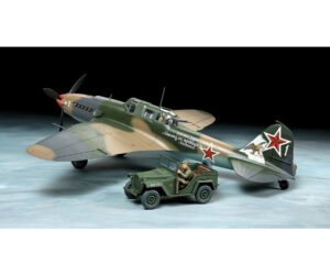 Tamiya: 1:48 IL-2 Shturmovic & Gaz-67B (TAM25212)