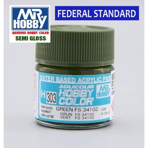 H-303 Verde FS34102 Satinado Gunze - Hobby Color