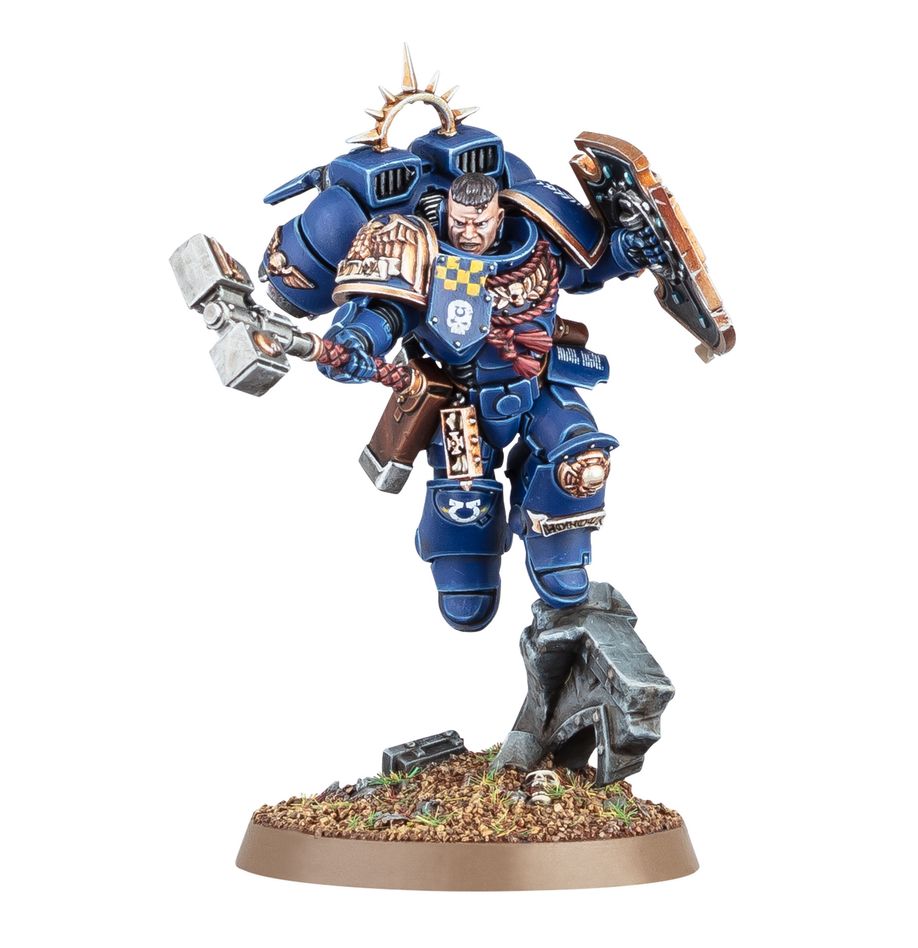 Warhammer 40000: Space Marines - Capitán con Propulsor de Salto y Escudo (48-102) - Imagen 2