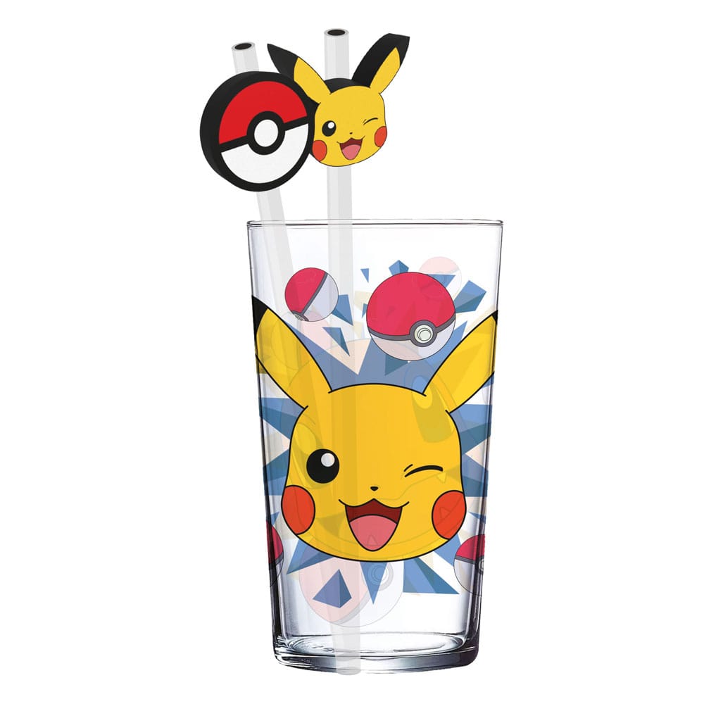 Pokémon Vaso Tumbler con pajitas Pikachu 485 ml - Imagen 2