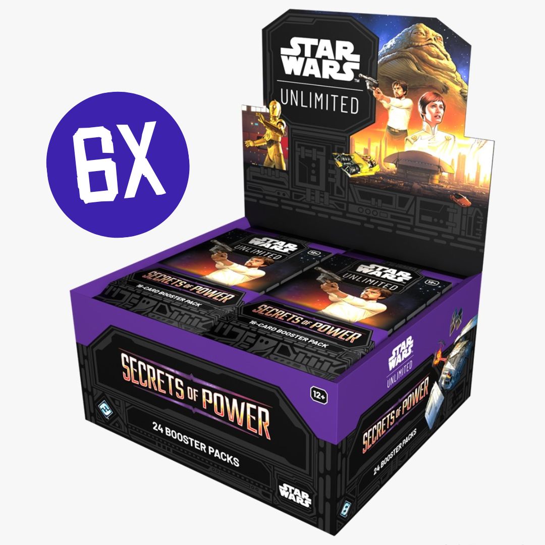 Star Wars Unlimited - Secrets of Power Booster CASE (6 Booster Box) - Inglés
