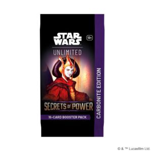 Star Wars Unlimited – Secrets of Power Carbonite Booster (1) Inglés