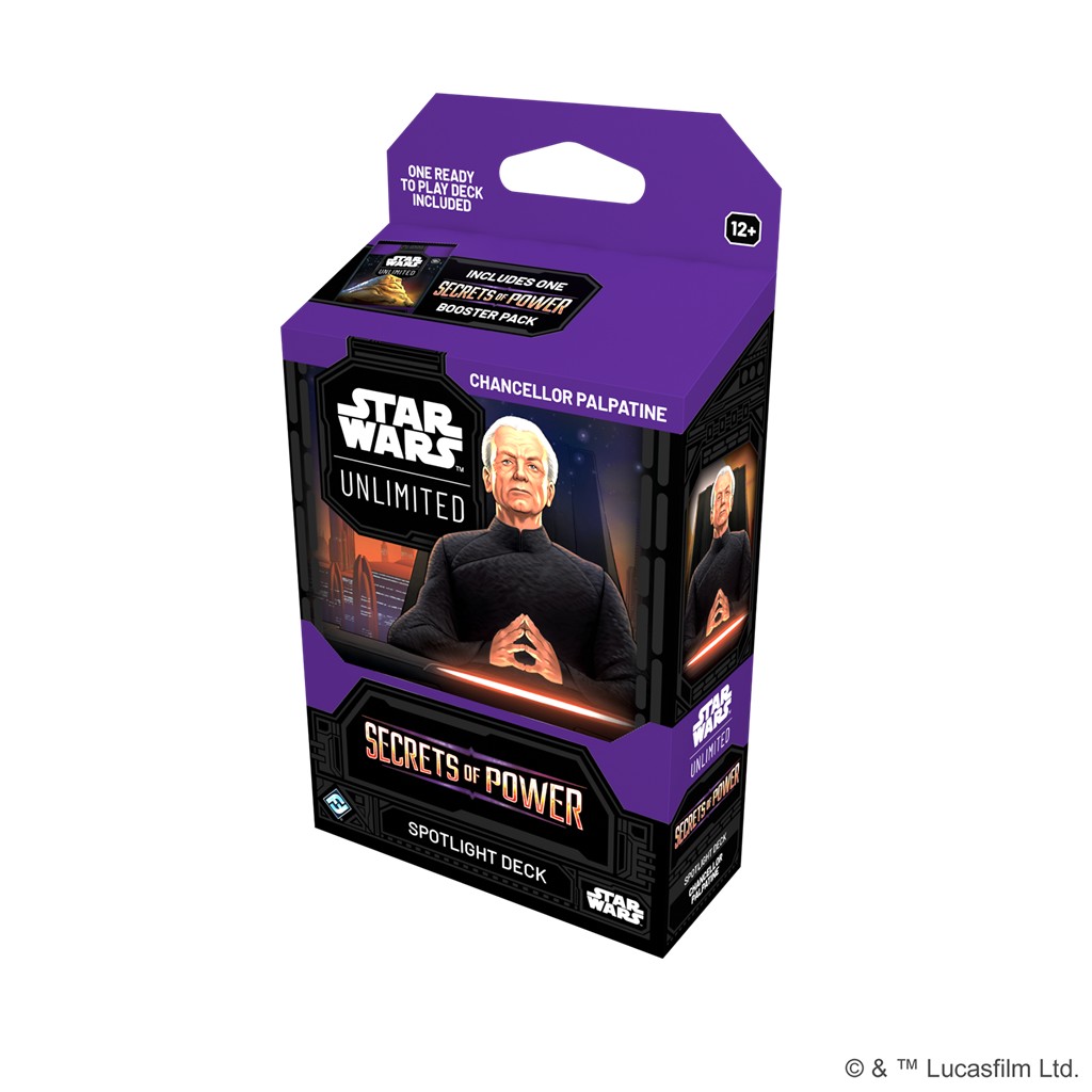 Star Wars Unlimited - Secrets of Power Spotlight Deck (Chancellor Palpatine) Inglés