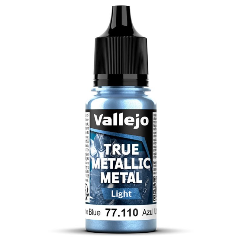 Vallejo: True Metallic Metal - Serie Light. 110 Azul Ultramar 18ml