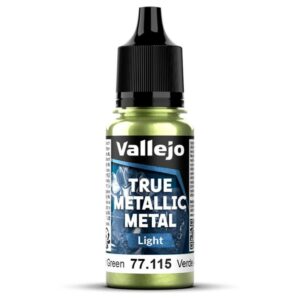 Vallejo: True Metallic Metal – Serie Light. 115 Verde Ámbar 18ml