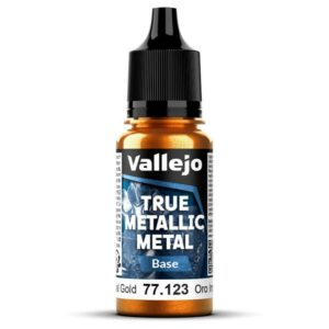 Vallejo: True Metallic Metal – Serie Base. 123 Oro Imperial 18ml