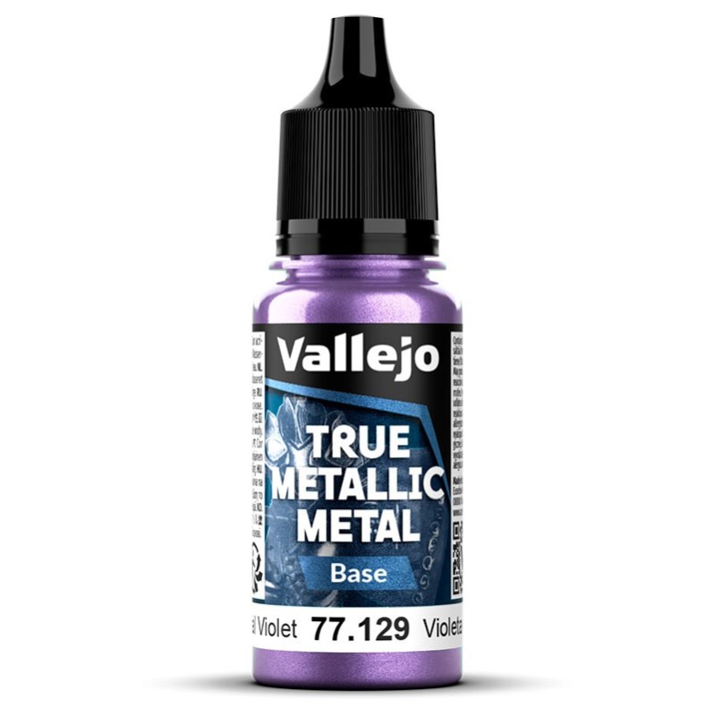 Vallejo: True Metallic Metal - Serie Base. 129 Violeta Celestial 18ml