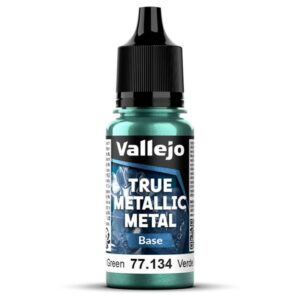 Vallejo: True Metallic Metal – Serie Base. 134 Verde Sombrío 18ml