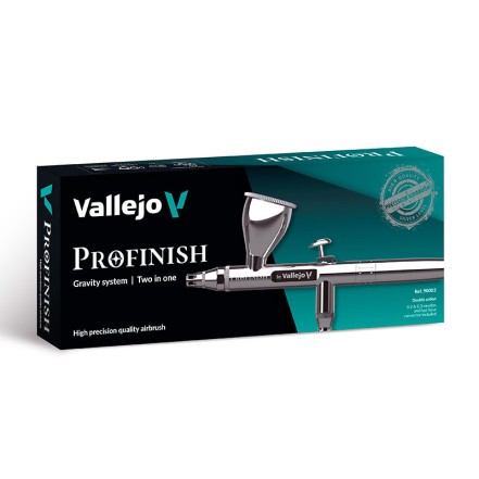 Vallejo Aerógrafo Profinish By Vallejo, Gravity System, Two In One (90002)