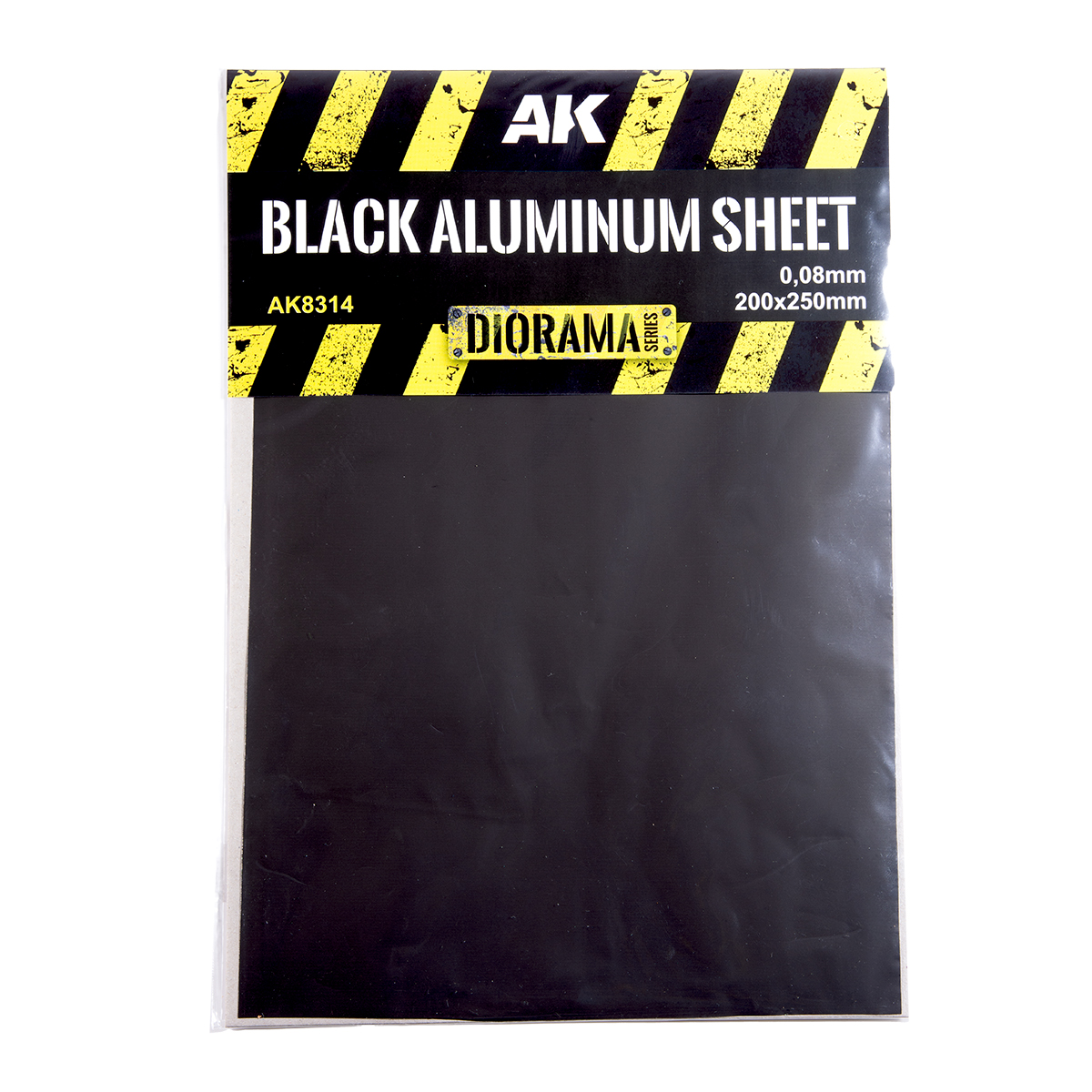 AK: Hoja Aluminio Negro 0.15mm (AK8314)
