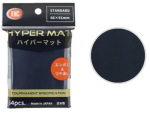 KMC: Standard Sleeves – Hyper Mat Black (64 Sleeves)