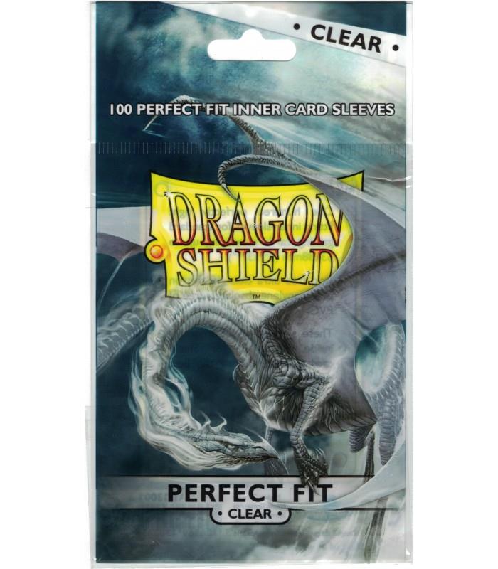 Dragon Shield: Standard Perfect Fit Sleeves Clear(100)