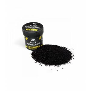 AK: Black Rubber Gravel 0,8-20mm (AK8311)